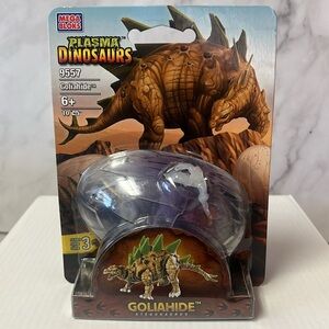 NIP Mega Bloks Plasma Dinosaurs #9557 Goliahide Stegosaurus 2006